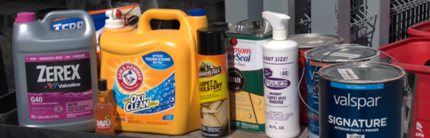 Household Hazardous Waste Items 